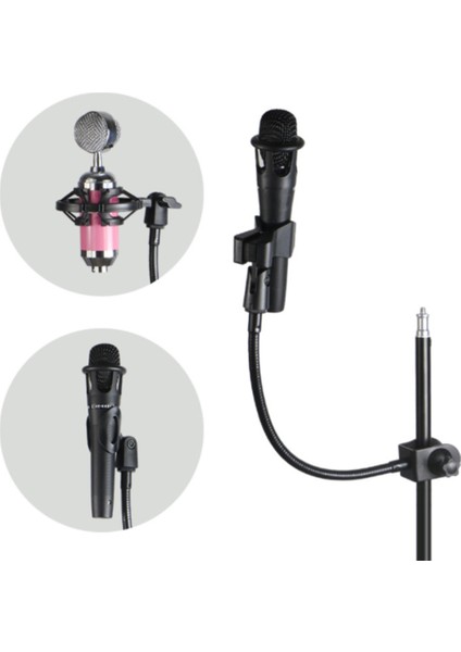 Radyo Yayın Stüdyosu, Canlı Yayın Ekipmanı Için Masa Kelepçeli Esnek Deve Boynu Mikrofon Standı (Yurt Dışından) fiyatları