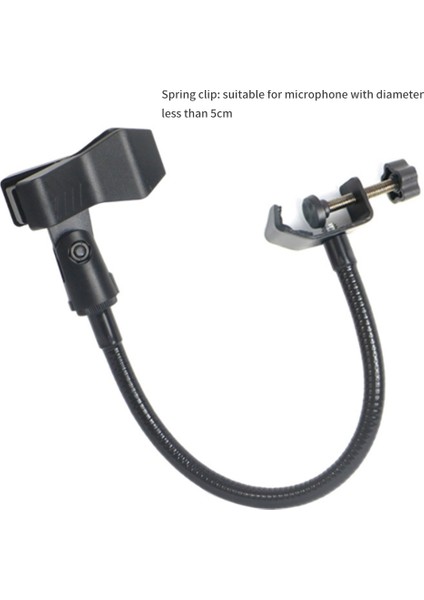 Radyo Yayın Stüdyosu, Canlı Yayın Ekipmanı Için Masa Kelepçeli Esnek Deve Boynu Mikrofon Standı (Yurt Dışından) fırsatları