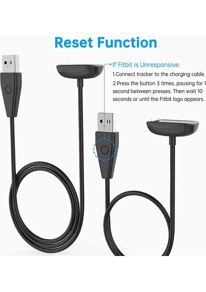 Fitbit Şarj 5/lüks USB Kablosuz Manyetik Şarj Aleti Kablosu Şarj Standı Taşınabilir Adaptör Akıllı Saat Aksesuarları 1 M (Yurt Dışından) indirimleri