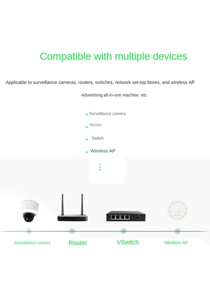 4 Bağlantı Noktalı Gigabit Poe Genişletici 100/1000M Ağ Anahtarı Genişletici IEEE802.3AF/POE Anahtarı Için Tak ve Çalıştır Nvr Ip Kamera Ap (Yurt Dışından)