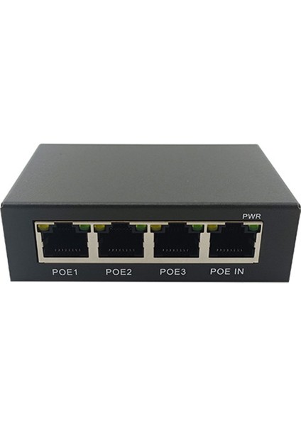 4 Bağlantı Noktalı Gigabit Poe Genişletici 100/1000M Ağ Anahtarı Genişletici IEEE802.3AF/POE Anahtarı Için Tak ve Çalıştır Nvr Ip Kamera Ap (Yurt Dışından) modelleri