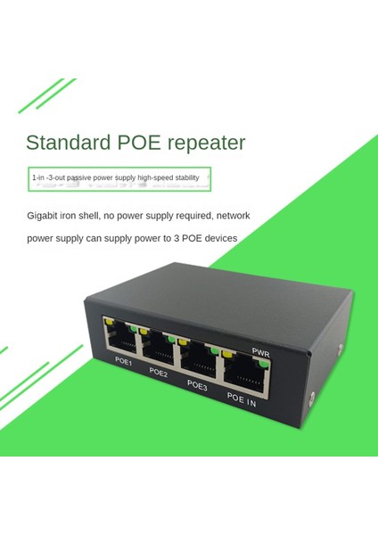 4 Bağlantı Noktalı Gigabit Poe Genişletici 100/1000M Ağ Anahtarı Genişletici IEEE802.3AF/POE Anahtarı Için Tak ve Çalıştır Nvr Ip Kamera Ap (Yurt Dışından) indirimleri