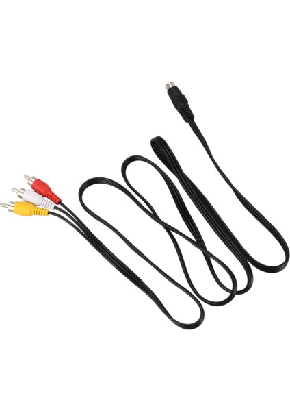 1.5m 4.9ft 3 Rca Erkek - 4 Pin S-Video Erkek Tv Pc Dönüşüm Kablosu (Yurt Dışından) fırsatları