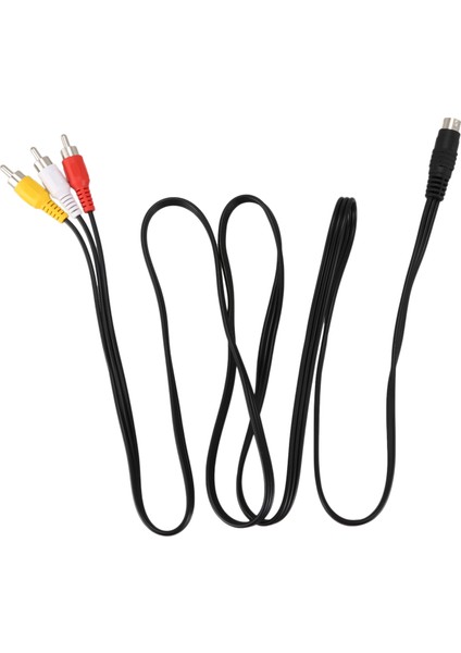 1.5m 4.9ft 3 Rca Erkek - 4 Pin S-Video Erkek Tv Pc Dönüşüm Kablosu (Yurt Dışından) indirimleri