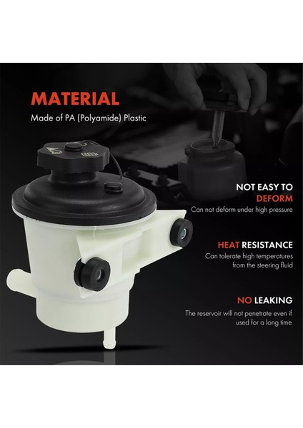 Ford Escape 2001-2007 Mazda Tribute Mercury Direksiyon Pompası Yağ Tankı Için Hidrolik Direksiyon Rezervuarı Kapaklı YL8Z-3A697-BA (Yurt Dışından) indirimleri