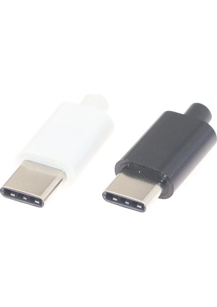 10 Adet Tip C Usb3.1 3A Hızlı Şarj USB Konnektörleri Erkek Jak Kuyruk Fişi Elektrik Terminalleri Kaynak Dıy Veri Kablosu Beyaz (Yurt Dışından) modelleri