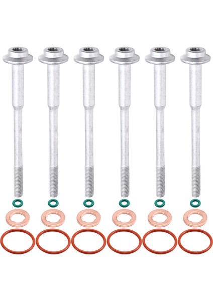 WHT004923B 059130519B WHT000884 WHT007480A Audi Volkswagen ve Porsche Için Enjektör Conta Halkaları Cıvataları (Yurt Dışından)