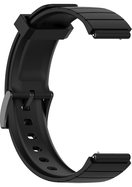 Spor Watchband Kayışı Xıaomı Saat Kayışı Yumuşak Silikon Yedek Bantlar Kayış Mi Saat Kayışı Siyah (Yurt Dışından) fiyatları