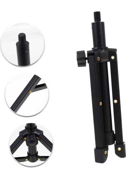 Taşınabilir Mikrofon Standı Masaüstü 1/4 Tripod Masa Standı Ayarlanabilir Mikrofon Standı Mikrofon Klips Tutucu Braketi (Yurt Dışından) modelleri