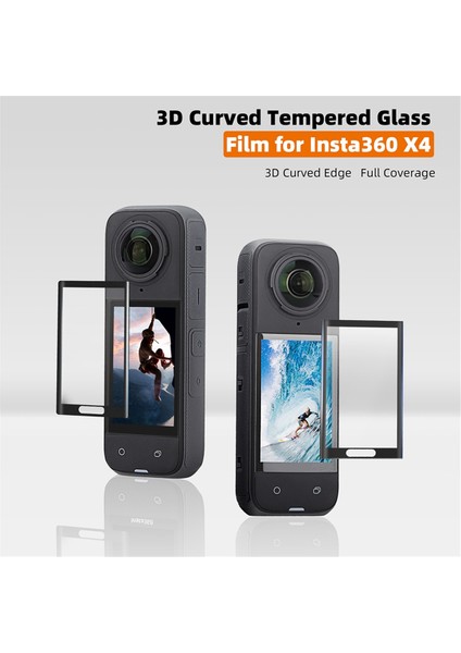 INSTA360 X4 Kavisli Temperli Film Hd Patlamaya Karşı Dayanıklı Çizilmeye Karşı Koruyucu Film Aksesuarları Için Temperli Film, 1 Set (Yurt Dışından) modelleri