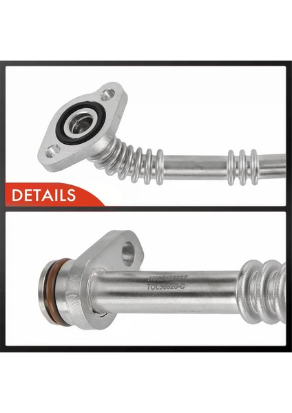 Araba Turboşarj Yağ Geri Dönüş Borusu Tertibatı FR3Z-6L092-C Ford Mustang 15-22 Explorer 16-19 FR3Z-6L092-B FR3Z6L092C (Yurt Dışından) fırsatları