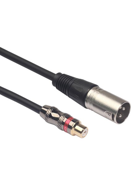 Rca Dişi Xlr Erkek Kablo, Xlr'den Rca Dönüştürücü Ses Adaptörü Yama Kablosu Değiştirici - 30CM (Yurt Dışından) fırsatları