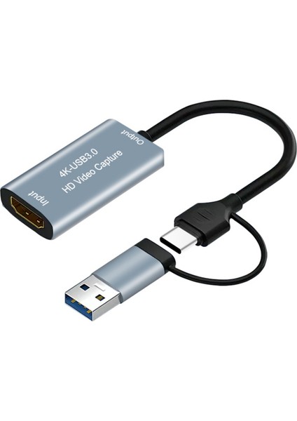 Usb3.0 Video Yakalama Kartı 4K HDMI Uyumlu USB Type C Video Oyun Kayıt Kartı Oyun Canlı Yayını Için (Yurt Dışından) fiyatları