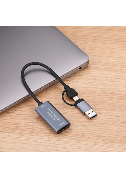 Usb3.0 Video Yakalama Kartı 4K HDMI Uyumlu USB Type C Video Oyun Kayıt Kartı Oyun Canlı Yayını Için (Yurt Dışından) modelleri