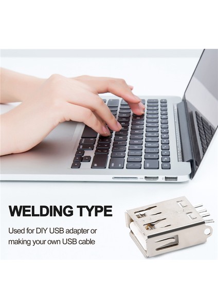 10 Adet Düz Lehim Tipi USB A Dişi Fiş Jak Konnektörü (Yurt Dışından) indirimleri