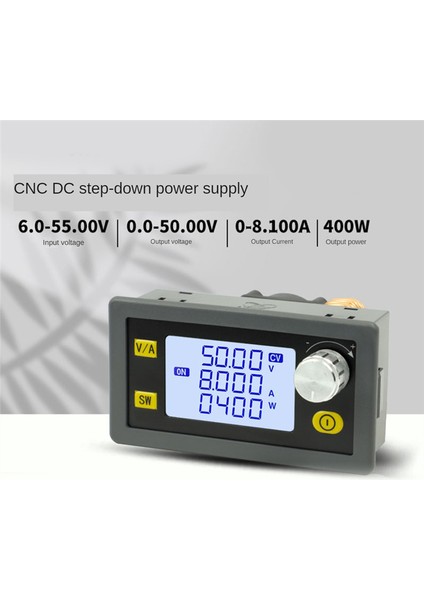 Dc 50V 8A 400W Cnc Ayarlanabilir Sabit Voltaj Regülatörü Cv cc Adım Aşağı Güç Kaynağı Modülü XY5008E (Yurt Dışından) modelleri