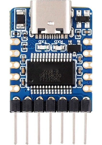 Waveshare FT232 Seri Iletişim Modülü Usb'den Ttl Uart Type-C Seri Adaptör Modülü 3.3V/5V Seviyesi Win7/8/10/11 Mac A (Yurt Dışından)