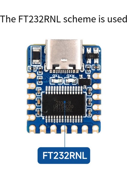 Waveshare FT232 Seri Iletişim Modülü Usb'den Ttl Uart Type-C Seri Adaptör Modülü 3.3V/5V Seviyesi Win7/8/10/11 Mac A (Yurt Dışından) fiyatları