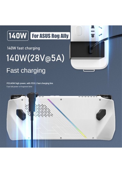 1 Adet Usb3.1 20 Gbps Veri Adaptörü 8 K 60 Hz 140 W 28 V 5 A USB C'den C'ye Hızlı Şarj Dönüştürücü Adaptör Asus Rog Ally Için Switch (Yurt Dışından) indirimleri