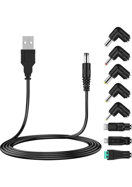 Evrensel 5V USB Güç Kablosu, Android Telefonlar, Tablet, Güç Bankası, OYRCRI4K Için 8 Tip Konnektörlü Usb'den Dc Güç Kablosuna (Yurt Dışından)