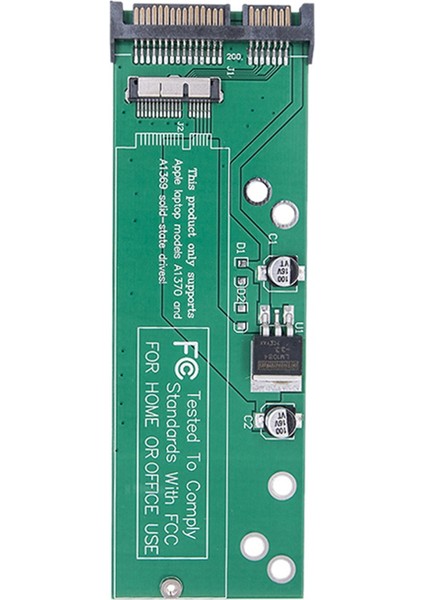 Apple 2010 2011 MacBook Air 6+12 Pin A1369 A1370 A1375 A1377 Yeşil Için Ssd'den Sata Dönüştürücü Kartı (Yurt Dışından)