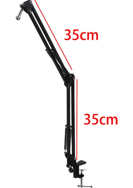Mikrofon Makas Kol Standı 75 cm Yüksek Masa Üstü Boom Mikrofon Süspansiyon Dağı Mavi Yeti Pro USB Mikrofon Tutucu (Yurt Dışından) modelleri