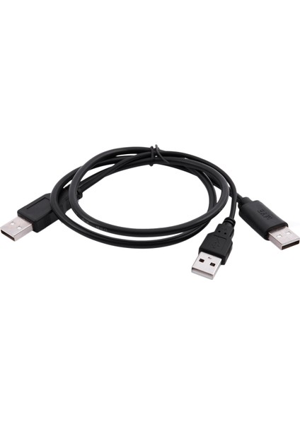 USB 2.0 Tip A Erkek - Çift USB A Erkek Y Ayırıcı Kablo Kablosu Siyah (Yurt Dışından) modelleri