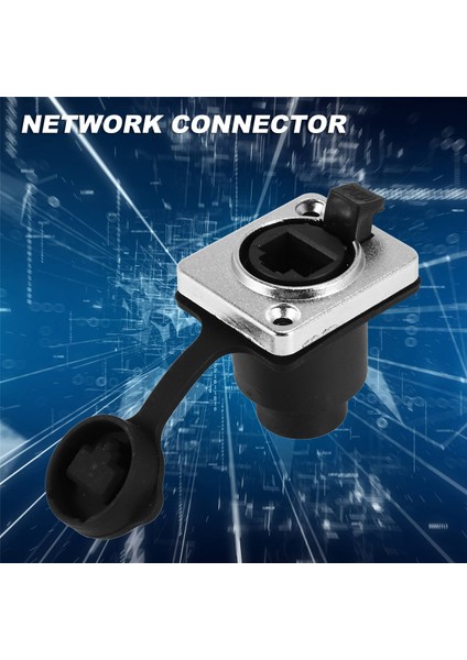 RJ45 Su Geçirmez Ağ Konnektörü 8P8C Dişi Panel Montaj Soketleri RJ45 Ethernet Konnektörü (Stil 1) (Yurt Dışından) fırsatları
