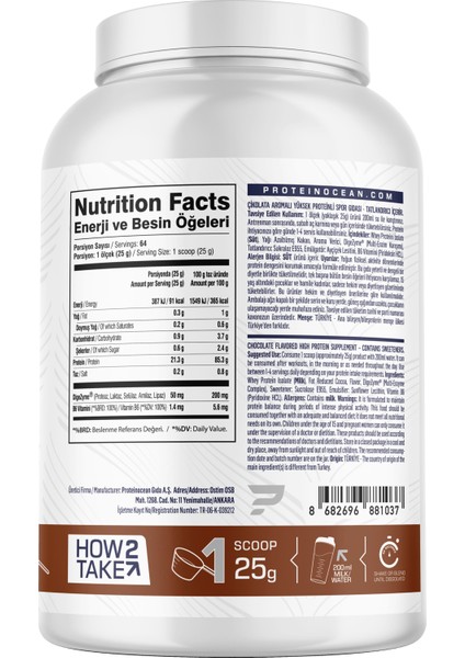 Whey Isolate Çikolata - 1.6 kg - 64 Servis fiyatları