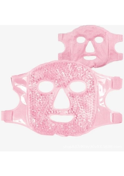 Terapi Jel Yüz Maskesi Soğuk ve Sıcak Boncuklu Ayarlanabilir Maske (Pembe) modelleri