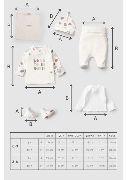 5' Li Organik Pamuk Hastane Çıkış Seti Animal Desenli fırsatları