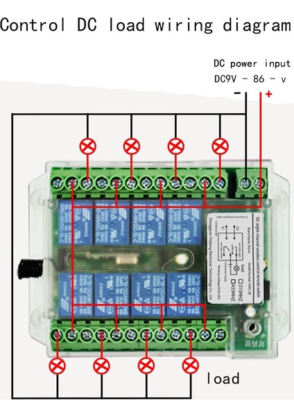 Kanal Kablosuz Rf Uzaktan Kumanda Anahtarı Dc 9-72 V Uzaktan Kumanda Kablosuz Uzaktan Motor Kontrol Anahtarı (Yurt Dışından) indirimleri