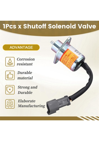 172-7209 Caterpillar 3024C 3034 Motor Kapatma Yağı Kesme Solenoid Vanası Için 12V Kapatma Solenoid Vanası 1727209 (Yurt Dışından) indirimleri