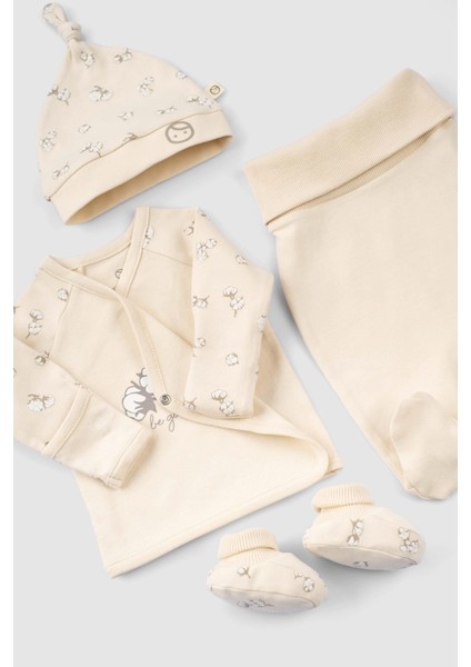 5' Li Organik Pamuk Hastane Çıkış Seti Büyük Pamuk modelleri