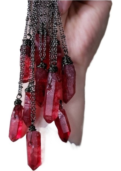 Vampir Kristal Kolye Moda Takı Aksesuarları (Yurt Dışından)