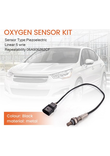 5 Kablolu Oksijen Sensörü Geniş Bant Lambda 06A906262CR 06A906262BR Vw Golf Plus Touran Audi A3 2003-2011 1.6 06A906262CF (Yurt Dışından) indirimleri