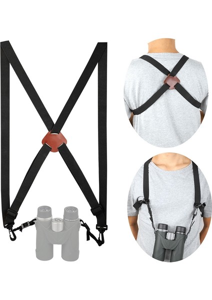 x Şekilli Kablo Demeti Askısı Ayarlanabilir Dürbün Taşıyıcı Elastik Dayanıklı Omuz Askıları Optik Aksesuarları Dürbün Için (Yurt Dışından) indirimleri