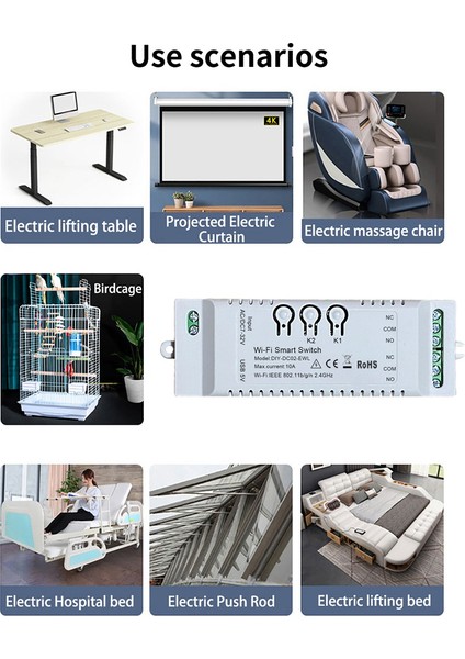 2ch Wifi Akıllı Anahtar Dıy Zamanlayıcı Ewelink App 85-265 V USB 5 V 2.4g Wifi Ev Otomasyon Modülü Alexa Google Ev Için Iftt (Yurt Dışından) fırsatları
