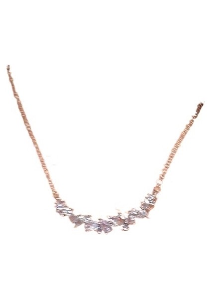 Wisteria Çiçek Titanyum Çelik Kolye Kadın Zirkon Kolye Niş Tasarım Üst Düzey Hafif Lüks Köprücük Kemiği Zincir Kolye (Yurt Dışından)