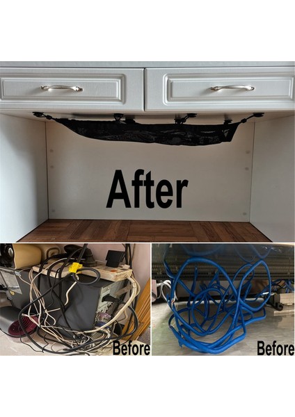 Masa Altı Kablo Yönetim Ağı, Ekstra Büyük Kablo Ağı, Esnek Gizlilik Mesh Kablo Yönetim Ağı, Masa Altı Ağı (Yurt Dışından) modelleri