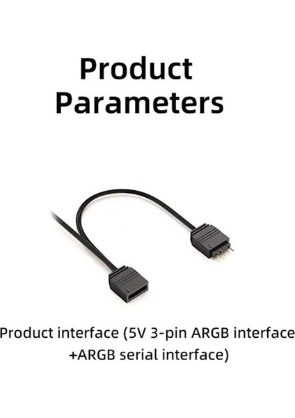 Atx 24PIN Argb Adaptörü 90° Dönüştürücü 24PIN Rgb Güç Kablosu Adaptörü 24PLN Anakart Güç Kaynağı Siyah (Yurt Dışından) fiyatları