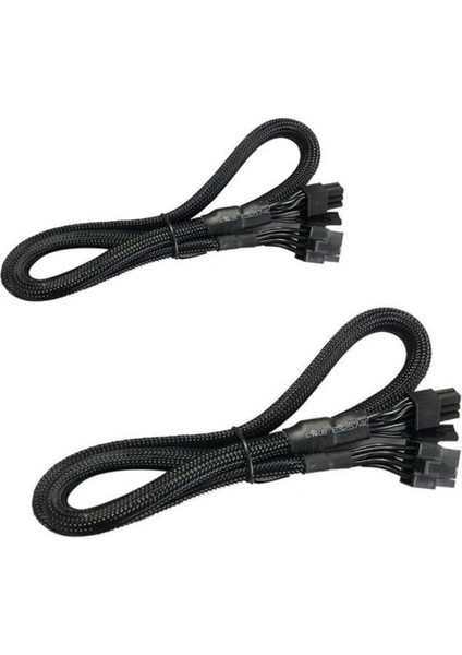 2 Paket 8 Pın 8 Pin (6 + 2) Pcıe VGA Besleme Kablosu Esnek Evga Supernova 650 750 850 1000 1600 2000 G2 G3 P2 T2 Gs (Yurt Dışından)