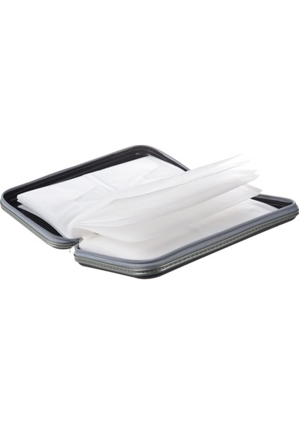 80 Disk Albüm CD DVD Taşıma Kılıfı Cüzdan Saklama Tutucu Çanta Sert Kutu - Siyah (Yurt Dışından) fırsatları