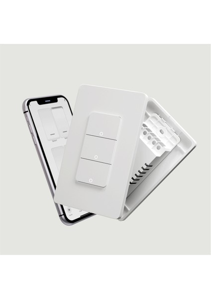 Tuya Wi-Fi Akıllı Işık Anahtarı Abd Tek Kutuplu Basmalı Düğme Duvar Anahtarı Alexa Google Home Abd Fişi 3 Çeteli ile Çalışır (Yurt Dışından) indirimleri