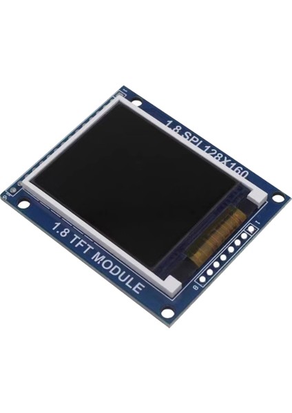 Tft 1.8 Inç LCD Modülü 128X160 Dot-Matrix ST7735S Sürücü Spı Seri Arayüz Çok Işlevli Renkli Ekran Modülü (Yurt Dışından)