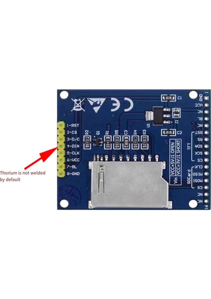 Tft 1.8 Inç LCD Modülü 128X160 Dot-Matrix ST7735S Sürücü Spı Seri Arayüz Çok Işlevli Renkli Ekran Modülü (Yurt Dışından) modelleri