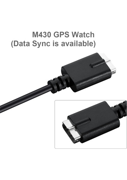 Polar M430 Akıllı Saat Için Hızlı USB Şarj Kablosu Polar M430 Gps Koşu Saati Için 1m Şarj Kablosu Veri Kablosu (Yurt Dışından) fiyatları
