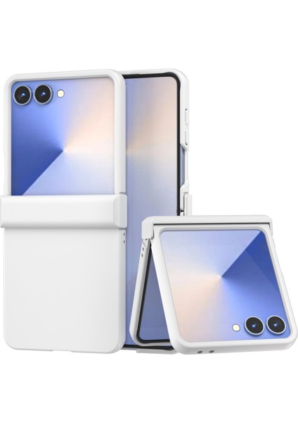Samsung Galaxy Z Flip7 5g Menteşe Korumalı Skin Feel Pc Telefon Kılıfı (Yurt Dışından)