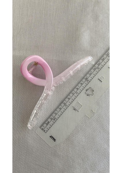Mandal Toka Pembe Renk Yaz Sıcakları Için Muhteşem Bir Toka Tüm Saçı Kavrıyor ve Sıkı Tutuyor Çok Şık fırsatları