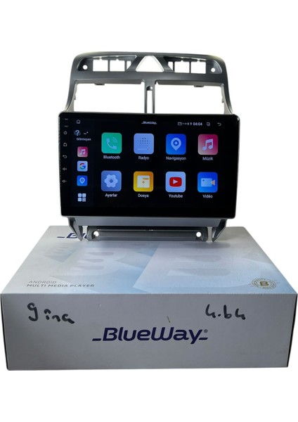 Peugeot 307 Blueway 4-64 Profesyonel Oem Multimedia